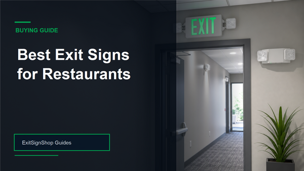 Best Exit Signs for Restaurants guide feature image