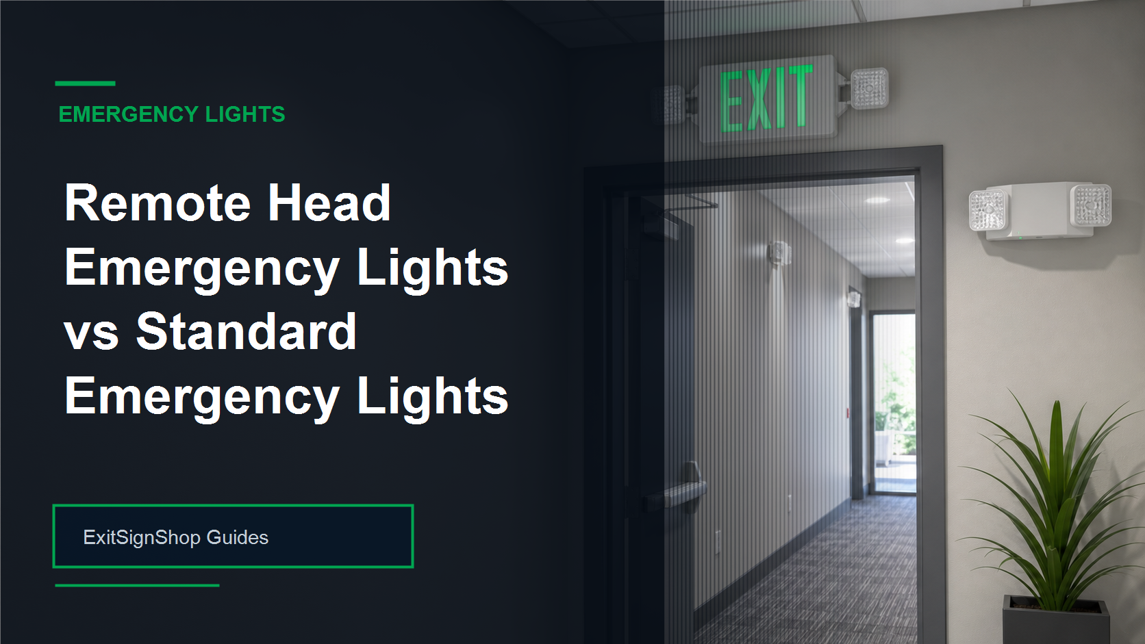 Remote Head Emergency Lights vs Standard Emergency Lights guide feature image