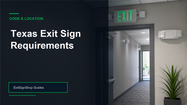 Texas Exit Sign Requirements guide feature image