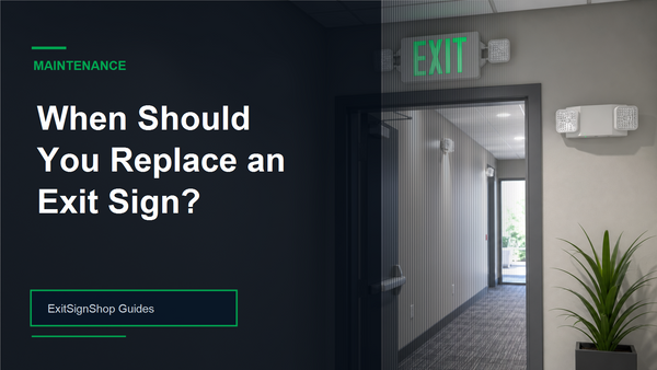 When Should You Replace an Exit Sign guide feature image