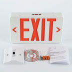 Red/Green LED Exit Sign Battery Backup Single or Double Face | LS-ES037RG