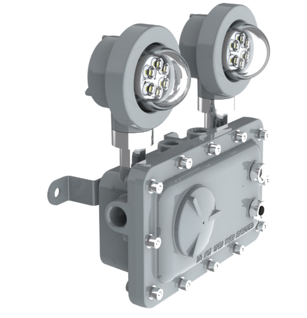 Class I Division 1 explosion-proof emergency light, alternate view