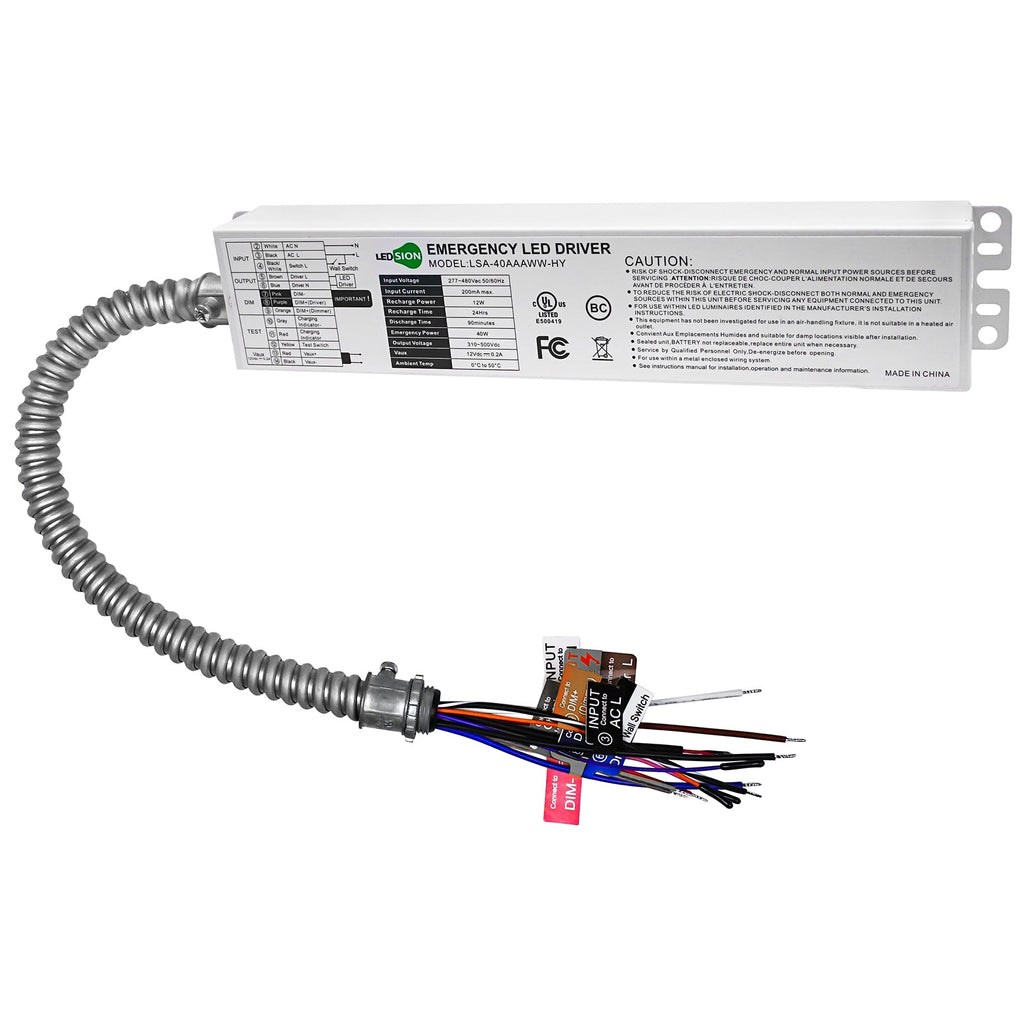 40W AC 277-480V Backup Battery Driver | LSA-40AAAWW-HY