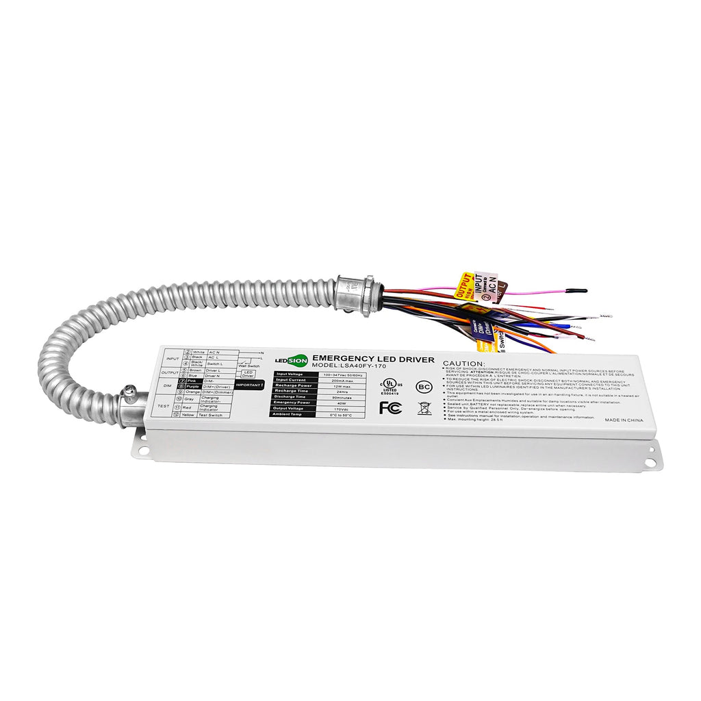 40W  AC 100-347V Emergency Backup Driver | LSA40FY-170