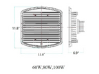 100W LED Explosion Proof Flood Light Class 1 Division 2 | CES-100W-120V-50K