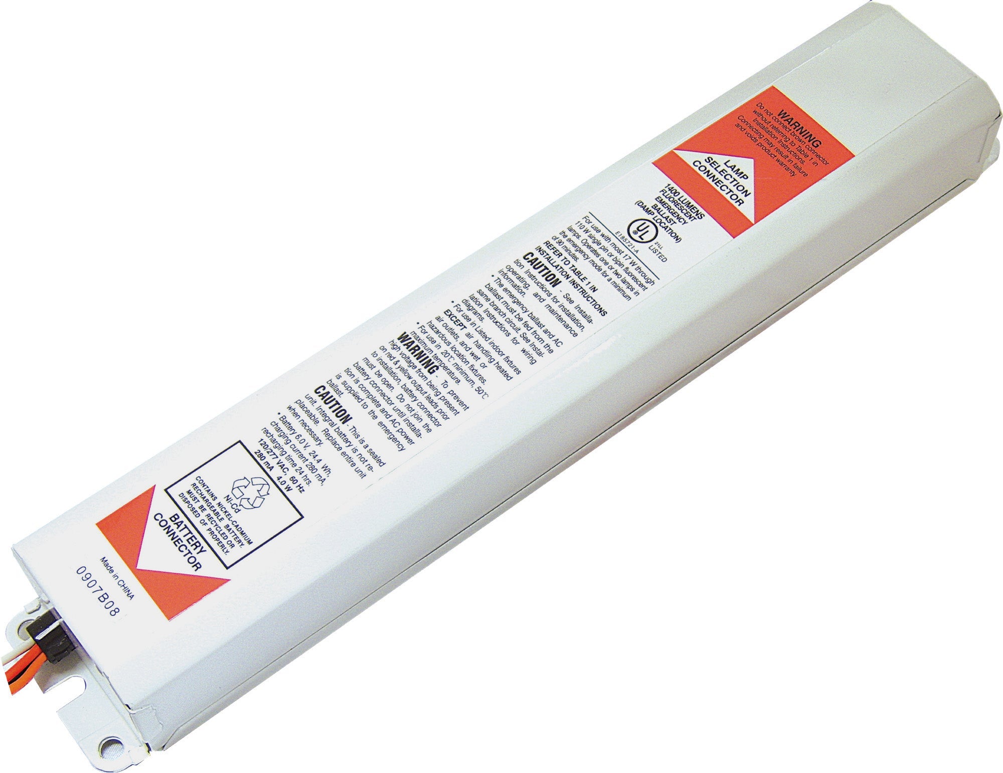 1400-Lumen AC Fluorescent Emergency Ballast