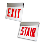 Chicago-Approved Edge-Lit Exit and Stair Sign