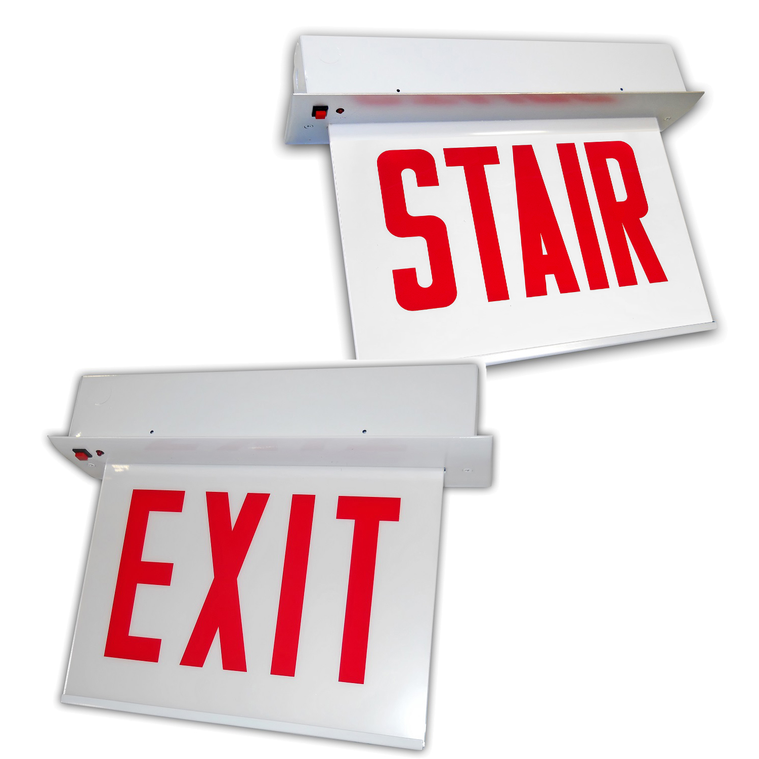 Chicago-Approved Edge-Lit Exit and Stair Sign