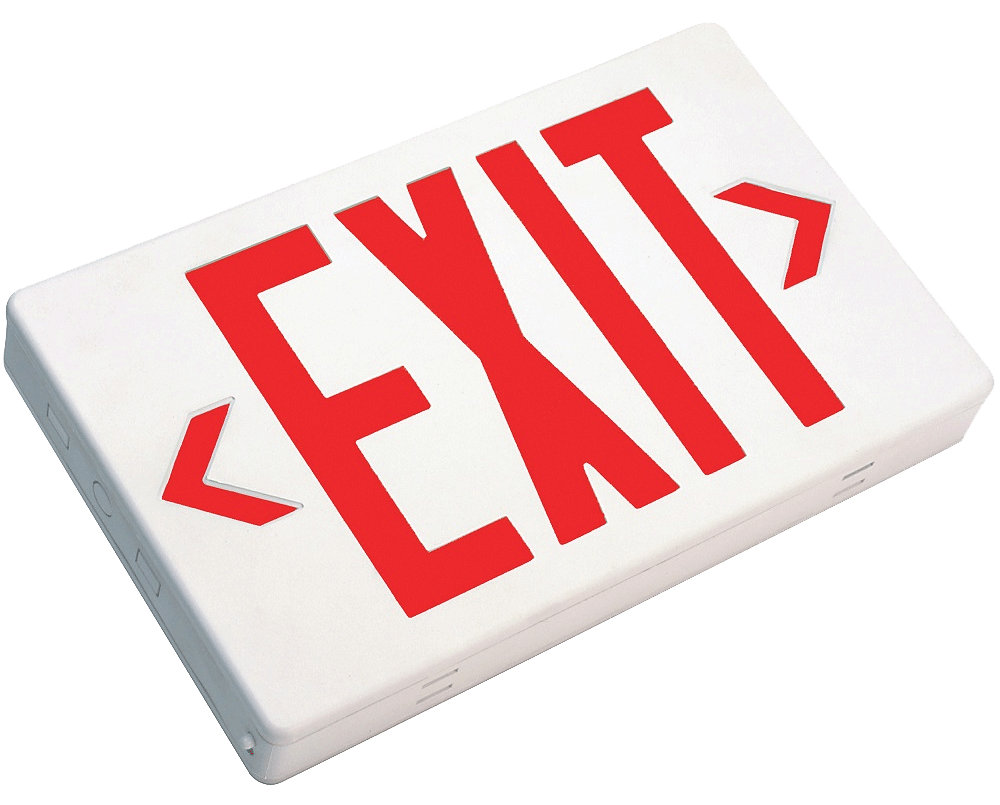 Remote-Capable Thermoplastic LED Exit Sign
