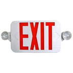 Low-Profile LED Exit and Emergency Combo