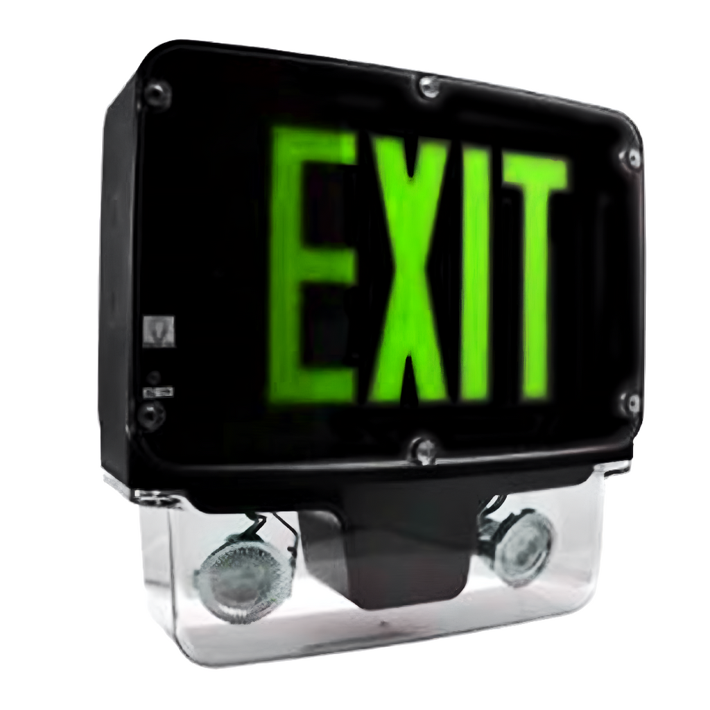 NEMA 4X LED Exit and Emergency Combo