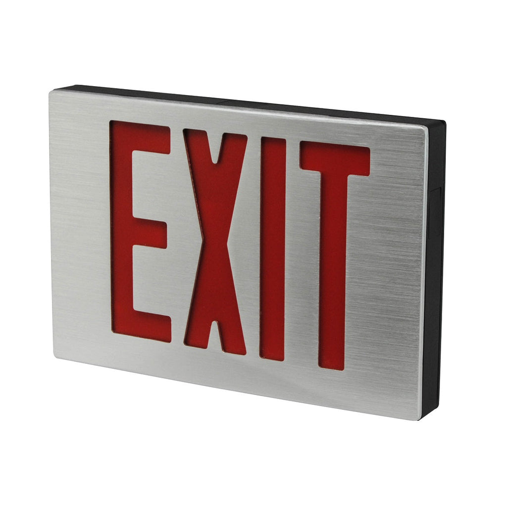 NYC Approved Die-Cast Aluminum LED Exit Sign