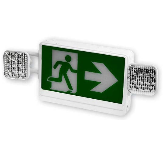 Running Man Exit & Emergency Thermoplastic Combo, Universal Single / Double Face