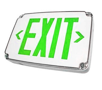 Wet-Location LED Exit Sign
