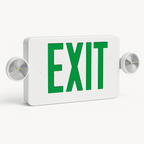 Thin LED Exit and Emergency Light Combo