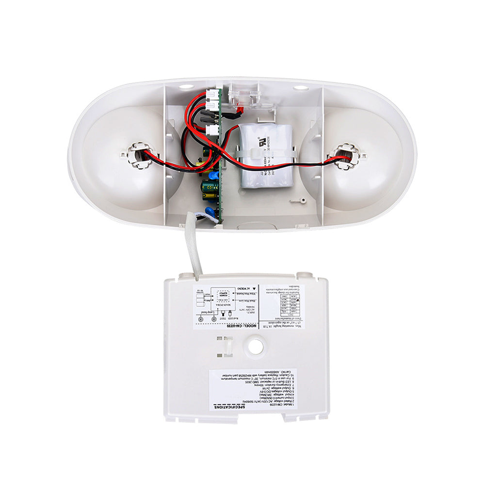DM-EM110 dual adjustable emergency light heads