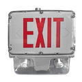 Hazardous Wet-Location LED Exit and Emergency Combo