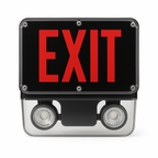 NEMA 4X LED Exit and Emergency Combo