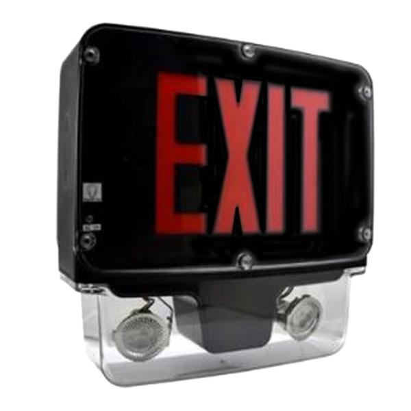 NEMA 4X LED Exit and Emergency Combo